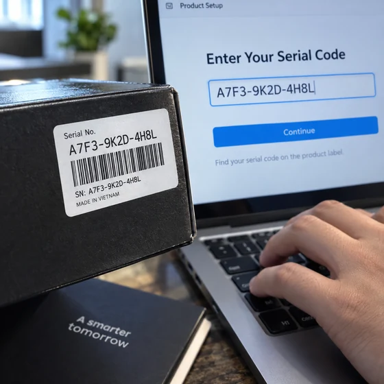 Minh họa: serial code