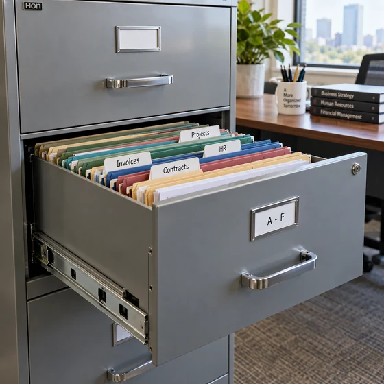 Minh họa: filing cabinet
