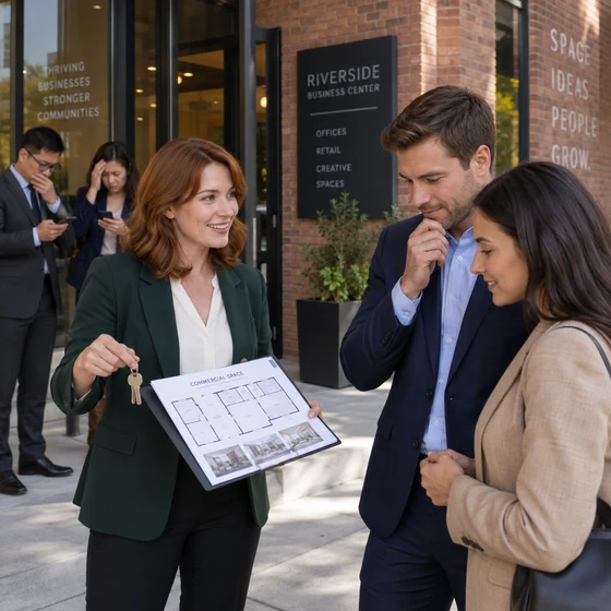 Minh họa: real estate agent